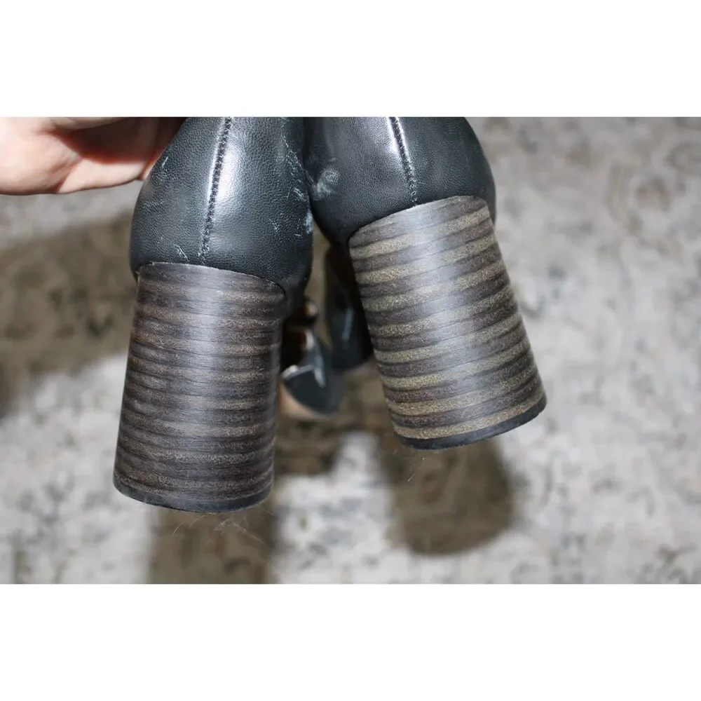 Anthropologie Silent D novaltee d'orsay black leather size 39 - Picture 9 of 9